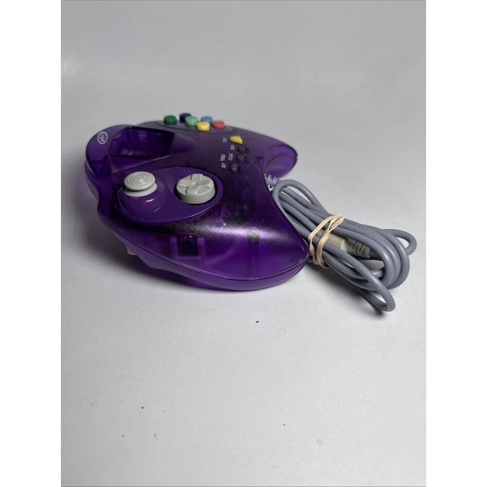 Intec Sega Dreamcast Shark Purple Advanced Controller Tested Working